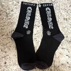 Chrome Hearts Black and White Casual Socks